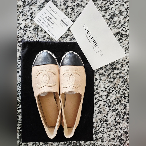 Chanel CC Espadrilles Shoes - Picture 1 of 10